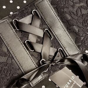 3X Torrid Lace Corset Medicine Stretch Belt Gothic eyelet Gothic NEW Plus size